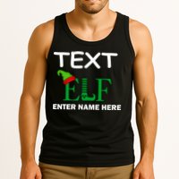 Personalize Elf Name Custom Family Matching Christmas Tank Top