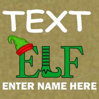 Personalize Elf Name Custom Family Matching Christmas Garment-Dyed Women's Muscle Tee