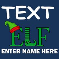 Personalize Elf Name Custom Family Matching Christmas Infant Baby Jersey Bodysuit