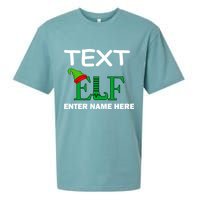 Personalize Elf Name Custom Family Matching Christmas Sueded Cloud Jersey T-Shirt