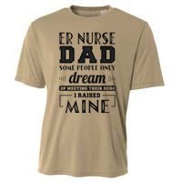 Proud Er Nurse Dad Fathers Day Gift Cooling Performance Crew T-Shirt