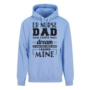 Proud Er Nurse Dad Fathers Day Gift Unisex Surf Hoodie