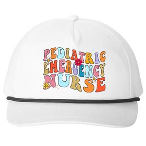 Pediatric Emergency Nurse Peds Emergency Nurse Graduation Gift Snapback Five-Panel Rope Hat