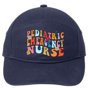 Pediatric Emergency Nurse Peds Emergency Nurse Graduation Gift 7-Panel Snapback Hat