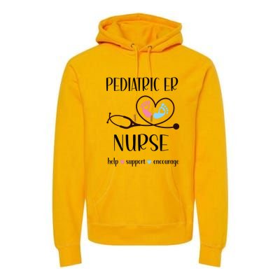 Pediatric Er Nurse Appreciation Pediatric Emergency Nurse Meaningful Gift Premium Hoodie