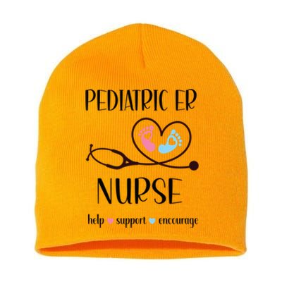 Pediatric Er Nurse Appreciation Pediatric Emergency Nurse Meaningful Gift Short Acrylic Beanie