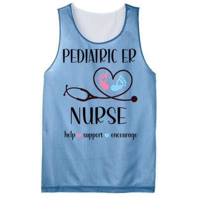 Pediatric Er Nurse Appreciation Pediatric Emergency Nurse Meaningful Gift Mesh Reversible Basketball Jersey Tank