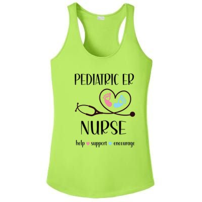 Pediatric Er Nurse Appreciation Pediatric Emergency Nurse Meaningful Gift Ladies PosiCharge Competitor Racerback Tank