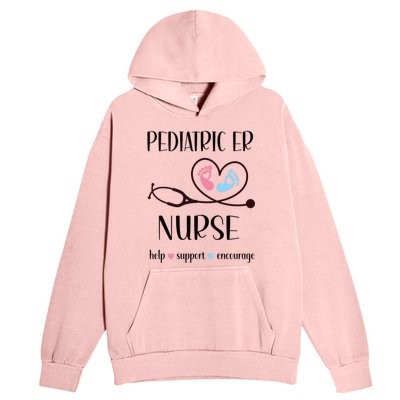 Pediatric Er Nurse Appreciation Pediatric Emergency Nurse Meaningful Gift Urban Pullover Hoodie