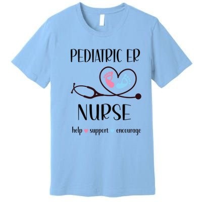 Pediatric Er Nurse Appreciation Pediatric Emergency Nurse Meaningful Gift Premium T-Shirt