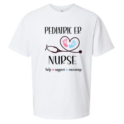 Pediatric Er Nurse Appreciation Pediatric Emergency Nurse Meaningful Gift Sueded Cloud Jersey T-Shirt