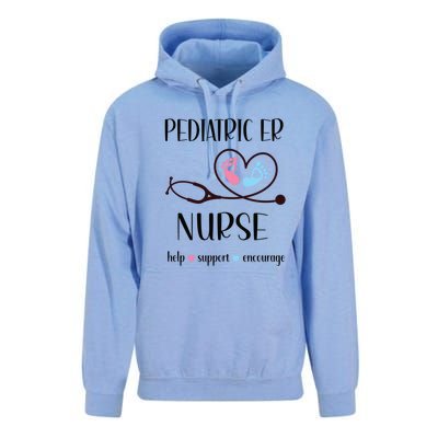 Pediatric Er Nurse Appreciation Pediatric Emergency Nurse Meaningful Gift Unisex Surf Hoodie