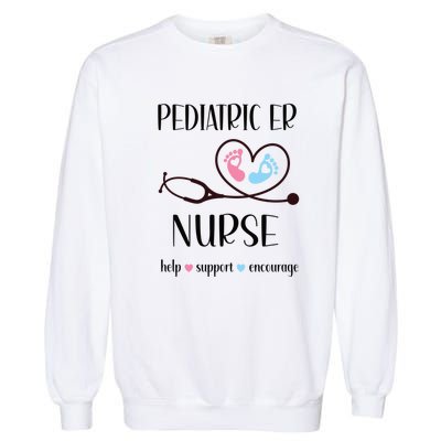 Pediatric Er Nurse Appreciation Pediatric Emergency Nurse Meaningful Gift Garment-Dyed Sweatshirt