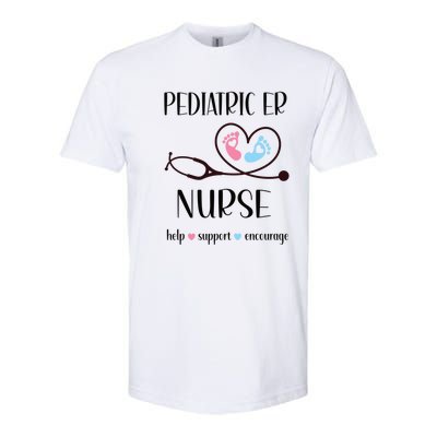 Pediatric Er Nurse Appreciation Pediatric Emergency Nurse Meaningful Gift Softstyle CVC T-Shirt