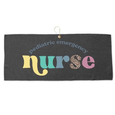 Pediatric Er Nurse Emergency Room Rn Nursing Appreciation Cool Gift Large Microfiber Waffle Golf Towel