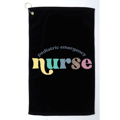 Pediatric Er Nurse Emergency Room Rn Nursing Appreciation Cool Gift Platinum Collection Golf Towel