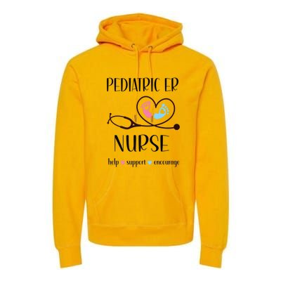 Pediatric Er Nurse Appreciation Pediatric Emergency Nurse Gift Premium Hoodie