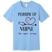 Pediatric Er Nurse Appreciation Pediatric Emergency Nurse Gift Premium T-Shirt