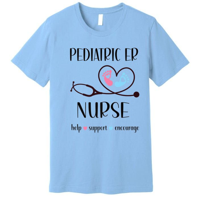 Pediatric Er Nurse Appreciation Pediatric Emergency Nurse Gift Premium T-Shirt