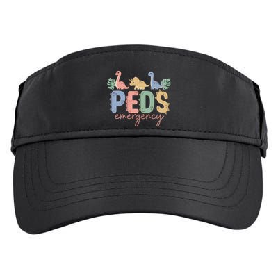 Pediatric Emergency Nurse Dinosaurs Peds Er Nurse Wo Adult Drive Performance Visor