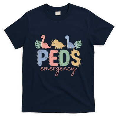 Pediatric Emergency Nurse Dinosaurs Peds Er Nurse Wo T-Shirt