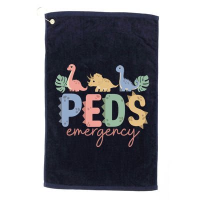 Pediatric Emergency Nurse Dinosaurs Peds Er Nurse Wo Golf Towel