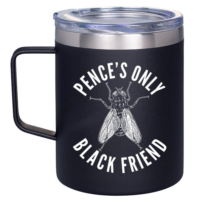 Pence's Only Black Friend Mike Pence Debate Fly 12oz Stainless Steel Coffee Mug