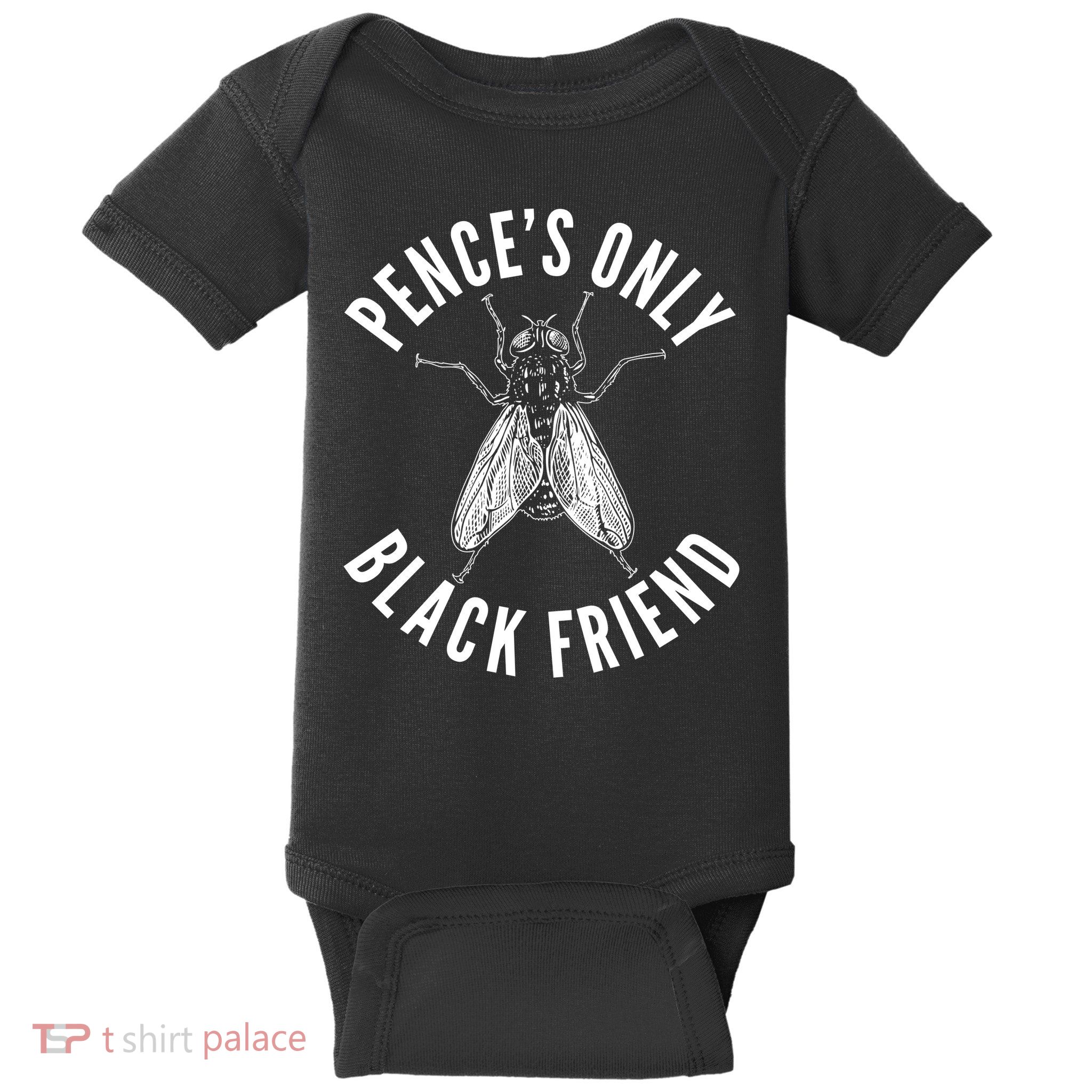 Pence's Only Black Friend Mike Pence Debate Fly Baby Bodysuit