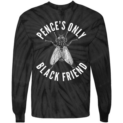 Pence's Only Black Friend Mike Pence Debate Fly Tie-Dye Long Sleeve Shirt