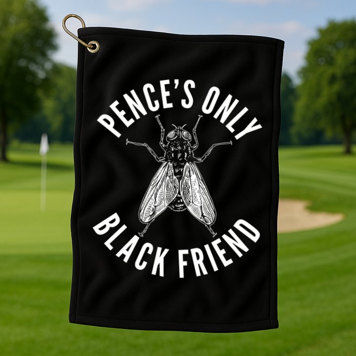 Pence's Only Black Friend Mike Pence Debate Fly Golf Towel