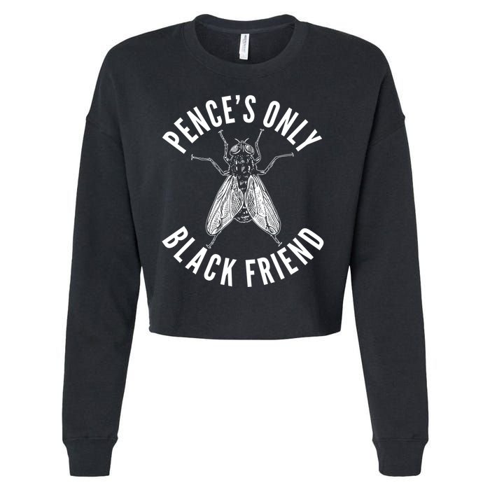 Pence's Only Black Friend Mike Pence Debate Fly Cropped Pullover Crew