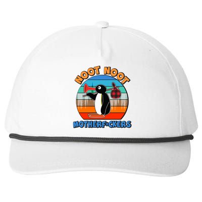 Pengu Noot Noot MotherF*ckers Snapback Five-Panel Rope Hat