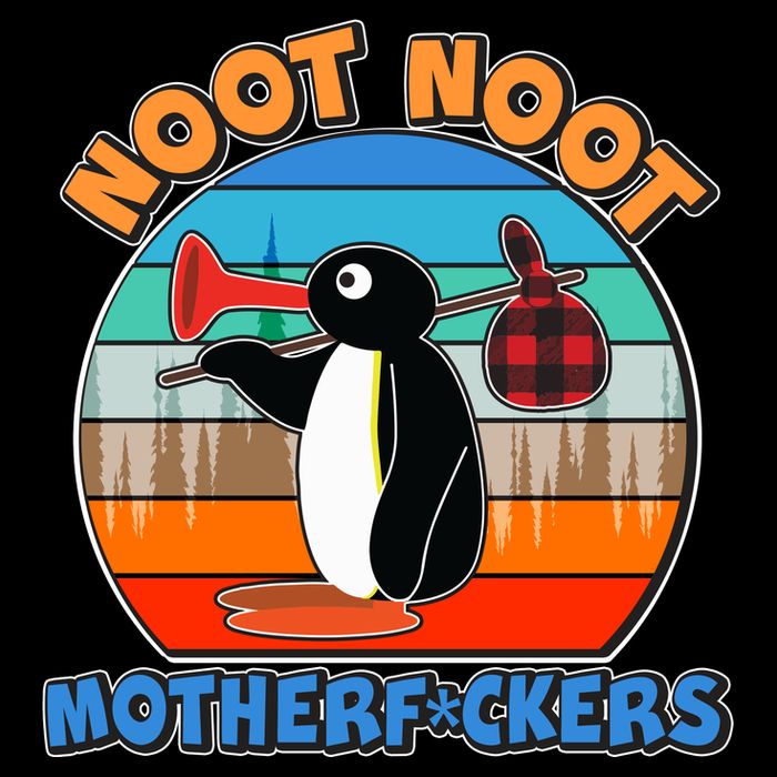 Pengu Noot Noot MotherF*ckers Flatbill Hat