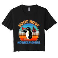 Pengu Noot Noot MotherF*ckers Women's Crop Top Tee