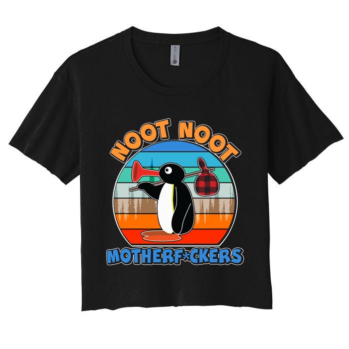 Pengu Noot Noot MotherF*ckers Women's Crop Top Tee