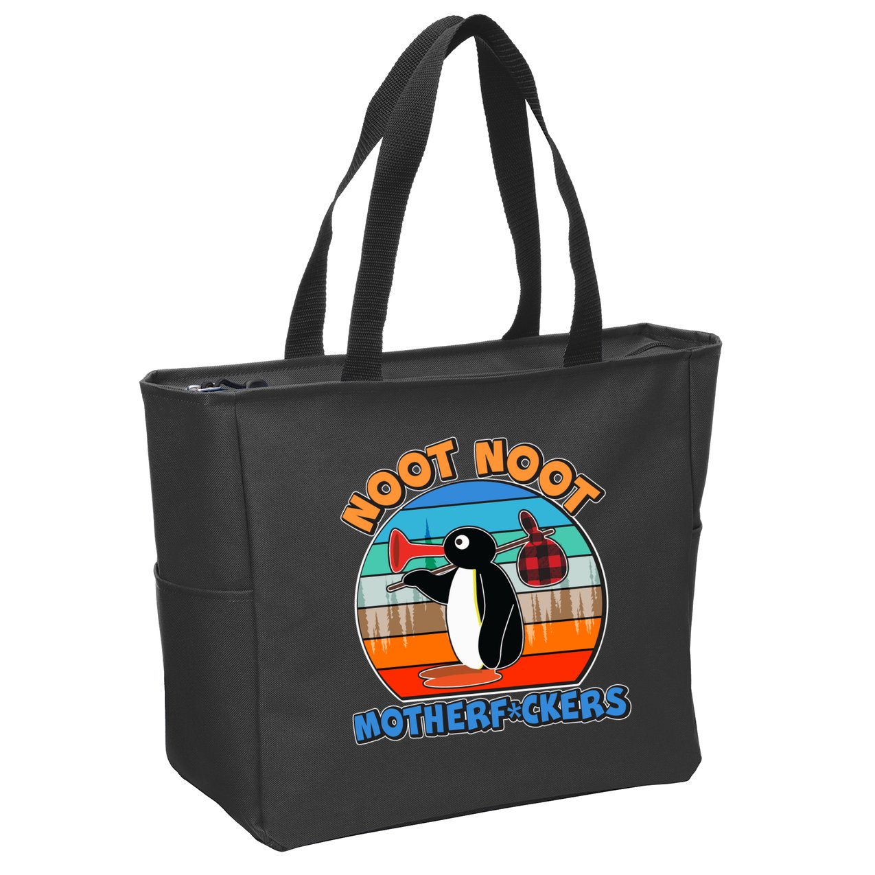 Pengu Noot Noot MotherF*ckers Zip Tote Bag