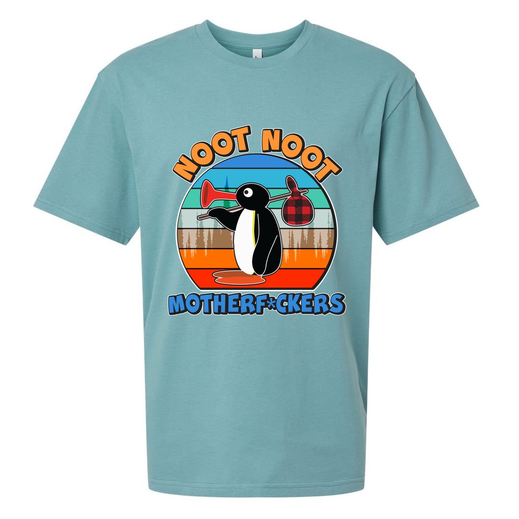 Pengu Noot Noot MotherF*ckers Sueded Cloud Jersey T-Shirt