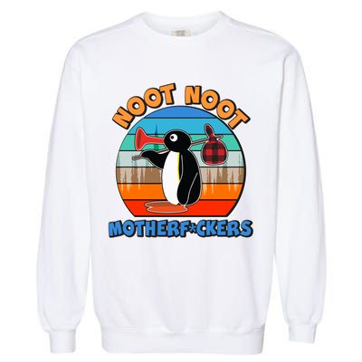 Pengu Noot Noot MotherF*ckers Garment-Dyed Sweatshirt
