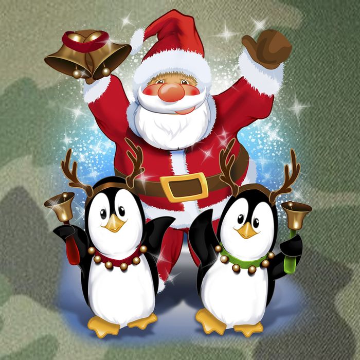 Penguin Dance With Santa Legacy Tie Dye Trucker Hat