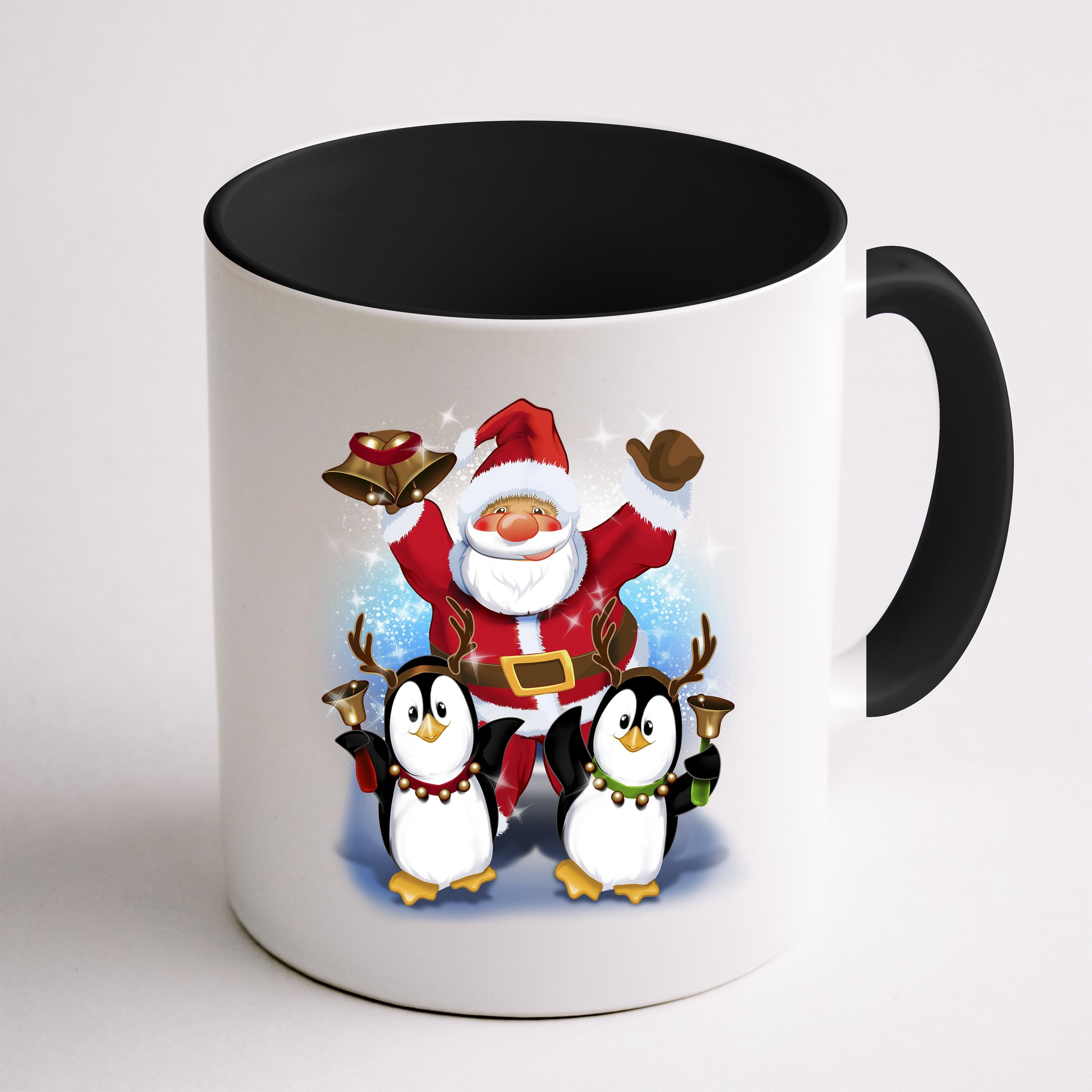 Penguin Dance With Santa Mug