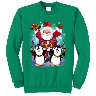 Penguin Dance With Santa Sweatshirt