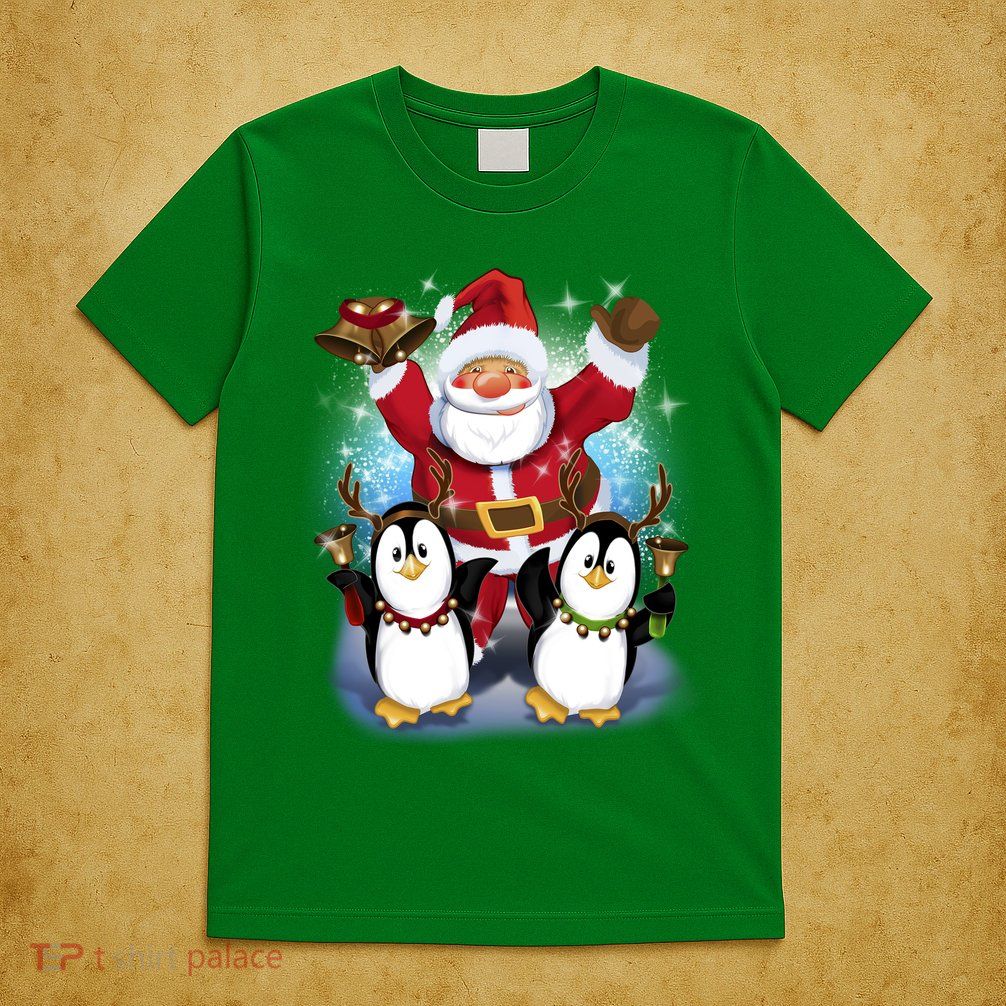 Penguin Dance With Santa T-Shirt