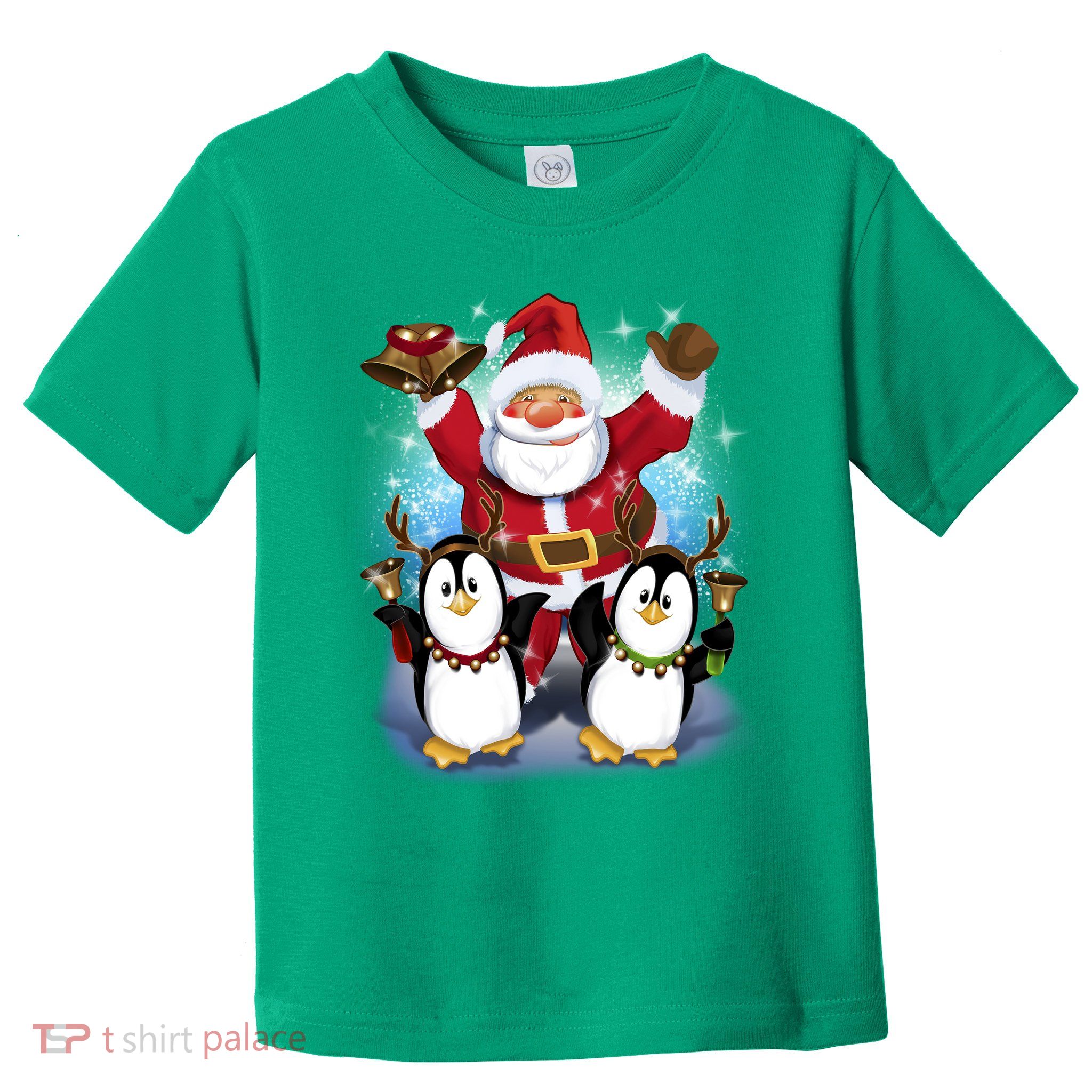 Penguin Dance With Santa Toddler T-Shirt