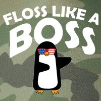 Penguin Floss Like A Boss Legacy Tie Dye Trucker Hat