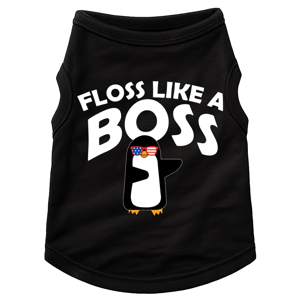 Penguin Floss Like A Boss Doggie Tank