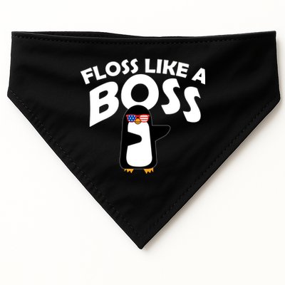 Penguin Floss Like A Boss USA-Made Doggie Bandana