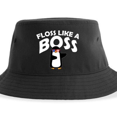 Penguin Floss Like A Boss Sustainable Bucket Hat