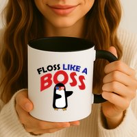 Penguin Floss Like A Boss Mug