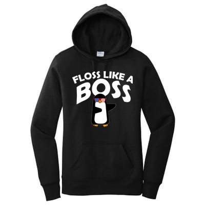 Penguin Floss Like A Boss Women's Pullover Hoodie