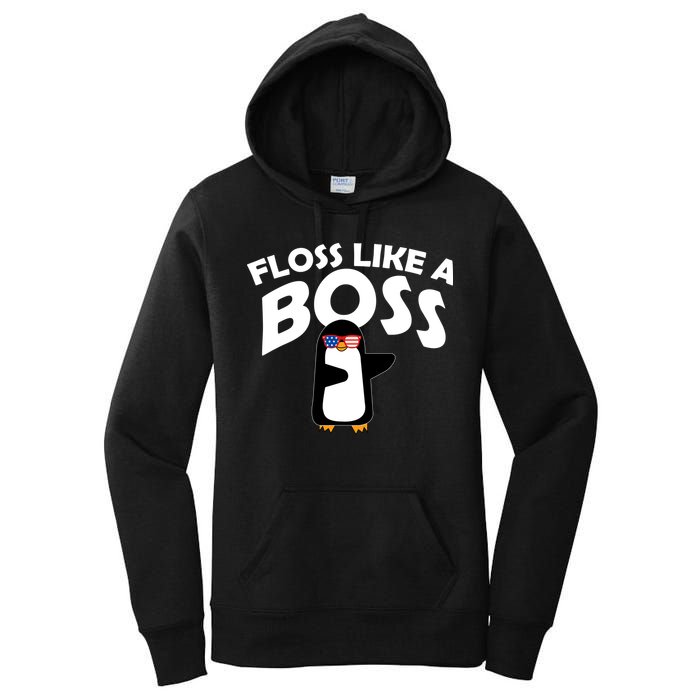 Penguin Floss Like A Boss Women's Pullover Hoodie